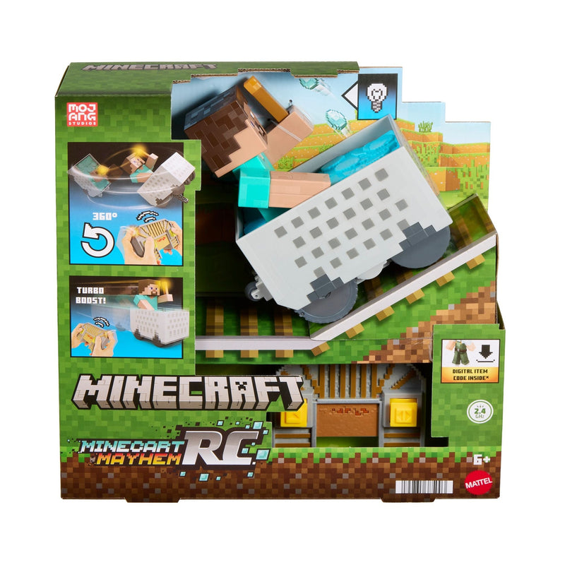 Minecraft RC Steve with Minecart G8