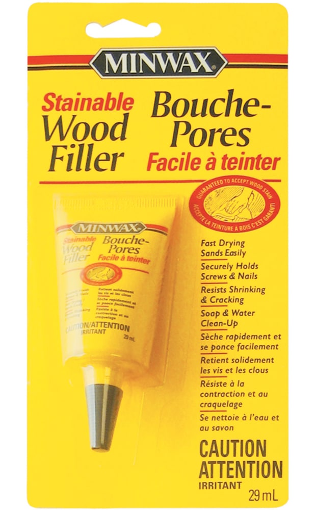 Minwax Stainable Interior/Exterior Wood Filler, Latex-Based, 29-mL F5