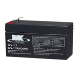 MK Battery 12-Volt 1.2 Ah SLA Battery, F1 Terminal