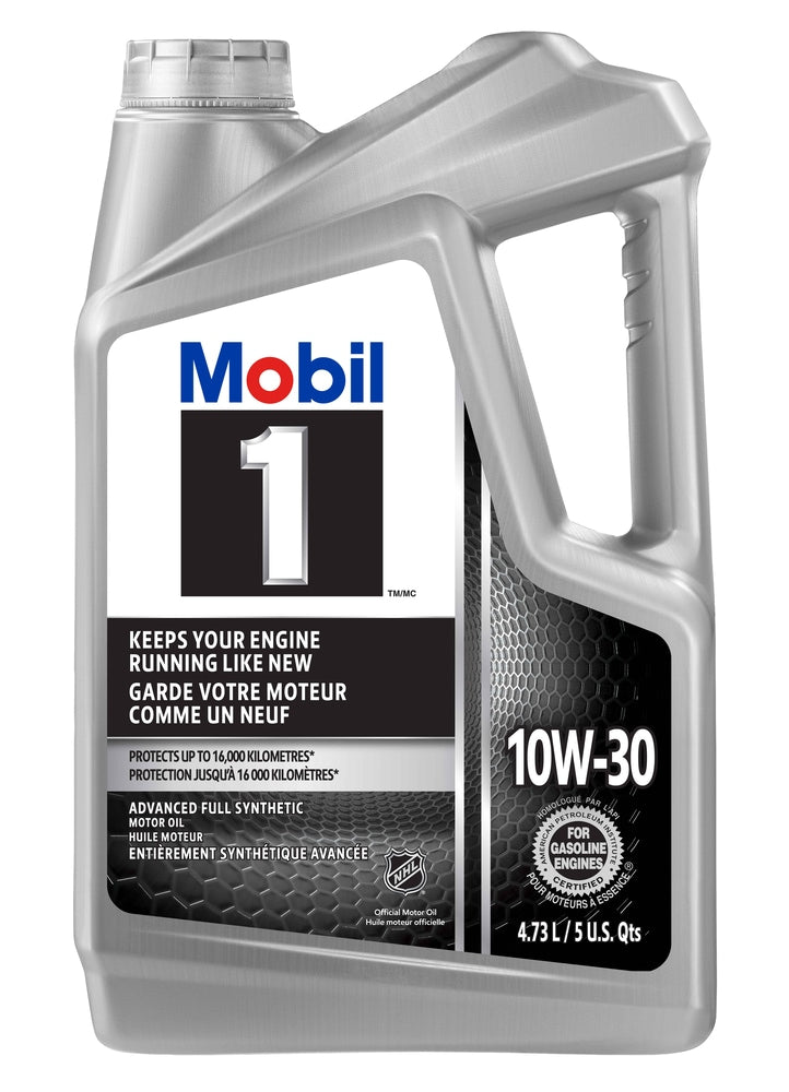 Mobil 1 10W30 Synthetic Engine/Motor Oil, 4.73-L K1