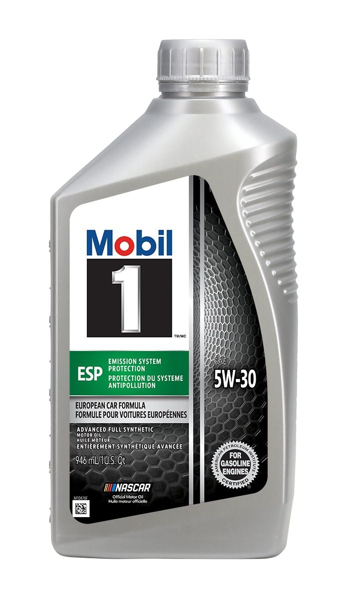Mobil 1 ESP Emission System Protection 5W30 Synthetic Engine/Motor Oil, 946-mL P9