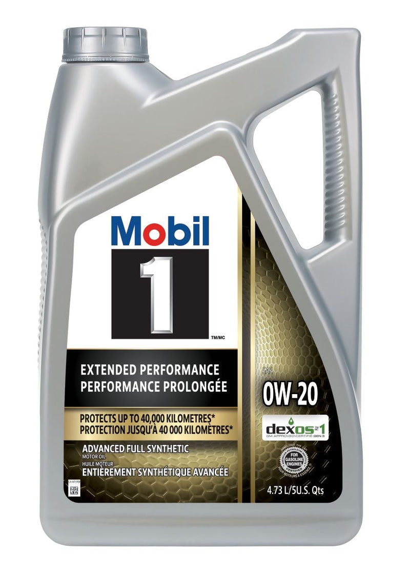 Mobil 1 Extended Performance 0W20 Synthetic Engine/Motor Oil, 4.73-L O8