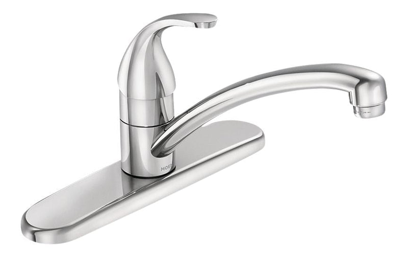 Moen Adler Single Handle Kitchen Faucet, Chrome M8
