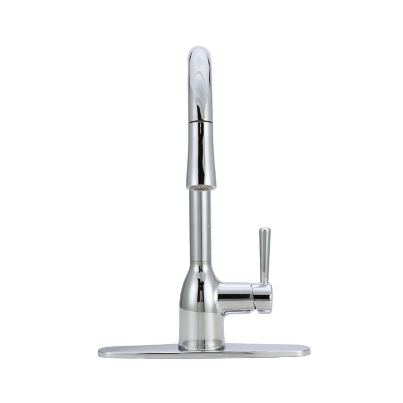 Moen Adler Single Handle Pull-Down Kitchen Faucet, Chrome B0
