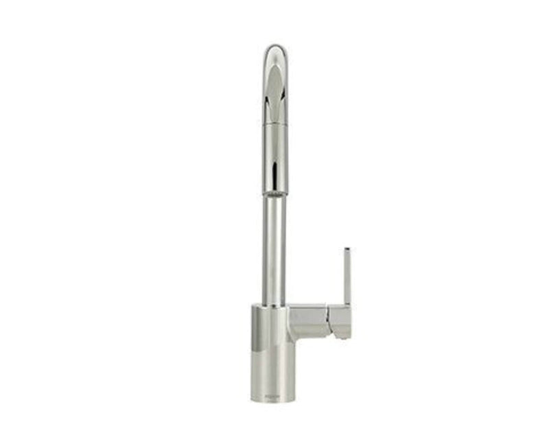 Moen Align Single Handle Modern Pull Down Sprayer Kitchen Faucet with Reflex & Power Clean, Chrome M5