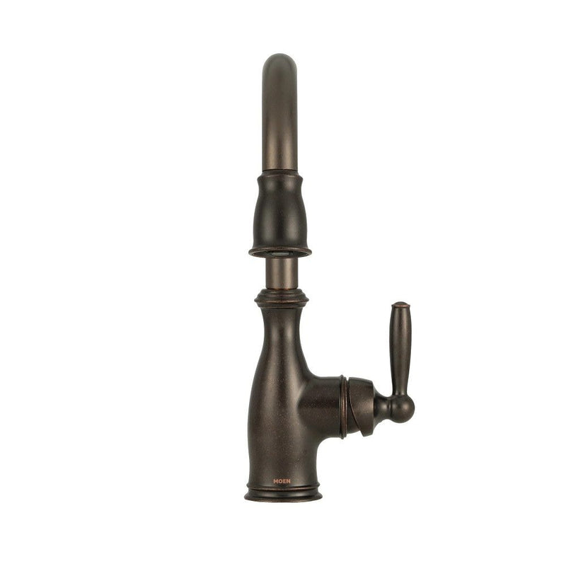 Moen Brantford Single Handle High Arc Pull Down Sprayer Kitchen Faucet with Power Clean, Oil Rubbed Bronze K3