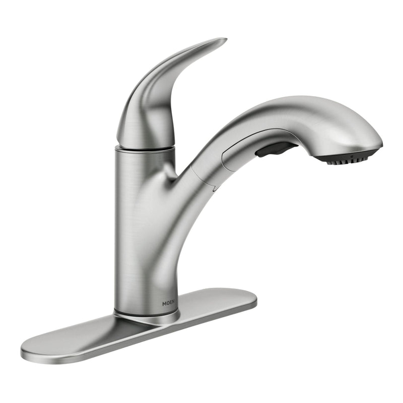 Moen Medina Single-Handle Pull-Out Kitchen Faucet, Spot Resist Stainless L8