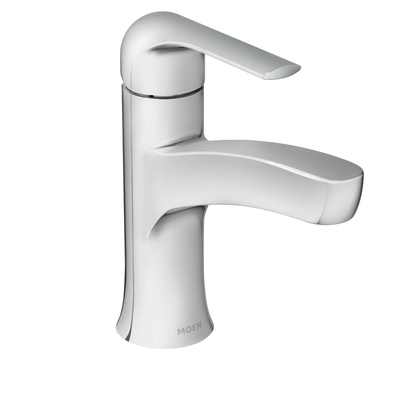 Moen Tilson Single-Handle Chrome Bathroom Lavatory/Bathroom Sink Faucet V0