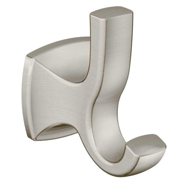 Moen Voss Double Robe Hook, Brushed Nickel C2