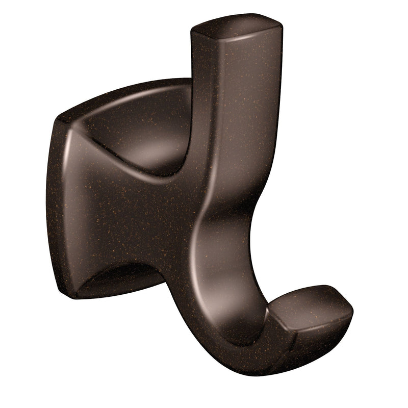 Moen Voss Double Robe Hook, Oil Rubbed Bronze B6
