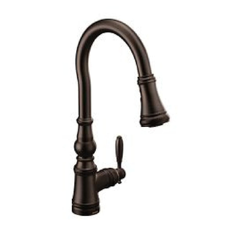 Moen Weymouth Single Handle Pull Down Kitchen Faucet, Various Finishes C4