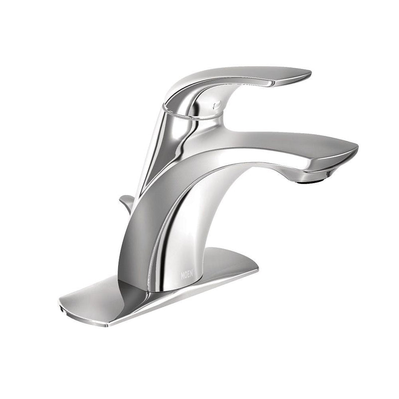 Moen Zarina Single Handle High Arc Bathroom Faucet, Chrome D3