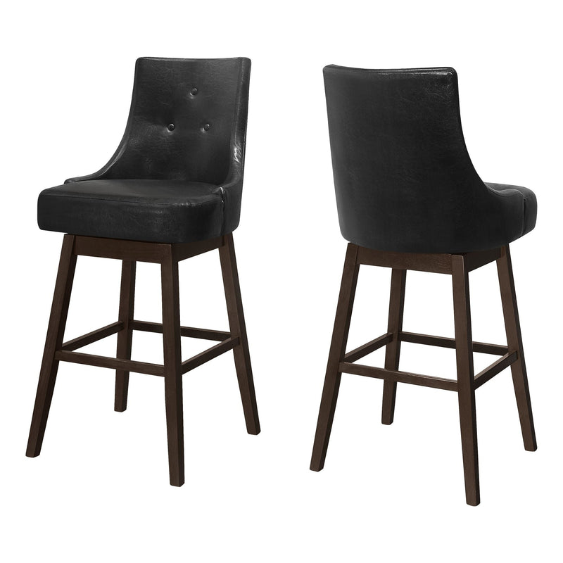 Monarch Specialities Tufted Swivel Barstool, 46-in Z4