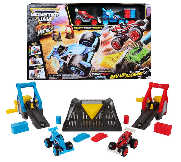 Monster Jam 1:64 Deluxe Light Up Playset R3