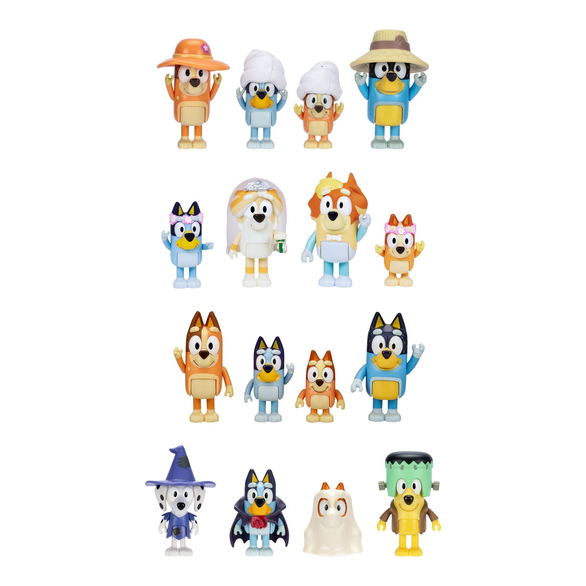 Moose Bluey Series 11 Figure Set Assortment, Ages 3+, 4-pk