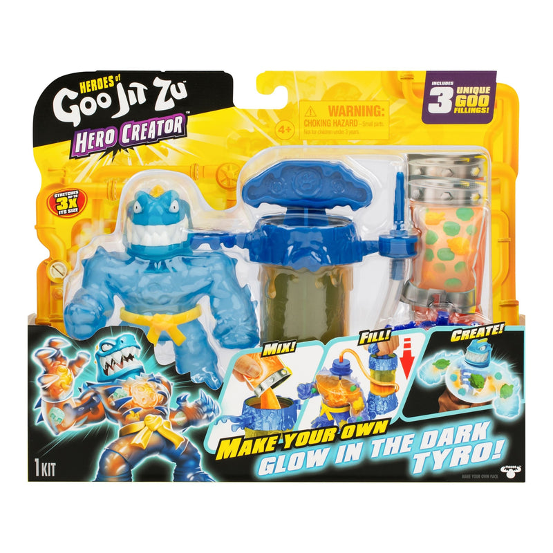 Moose Heroes of Goo Jit Zu Glow-in-the-Dark Extreme Hero Creator K0