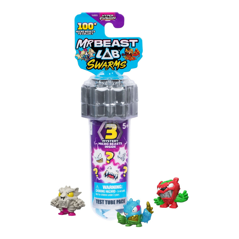 Moose Mr. Beast Lab Fusion Series Swarms, 3-pk, Assorted Figures X0