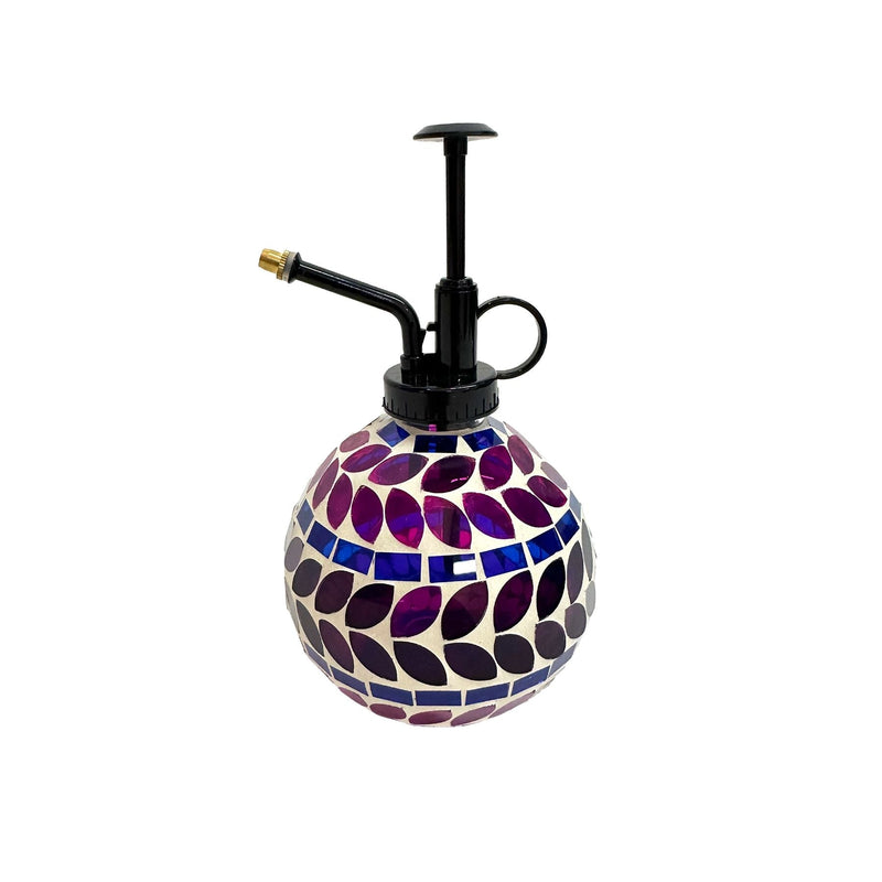 Mosaic Glass Plant Watering Mister, 10-oz Mist Spray Bottle for Indoor Plants J1