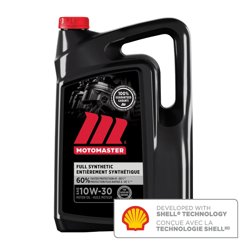 MotoMaster 10W30 Synthetic Engine/Motor Oil, 5-L H1