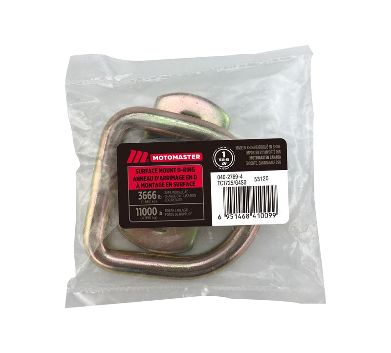 MotoMaster 11,000-lb Medium Duty D-Ring, Surface Mountable Y9