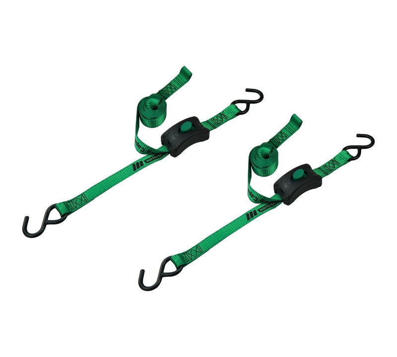 MotoMaster 1,200-lb Cam Buckle Tie Down, Quick Release, 1-in x 6-ft, 2-pk W1