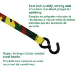 MotoMaster 1,200-lb Retractable Camo Ratchet Tie Down Straps, 1-in x 10-ft, 2-pk