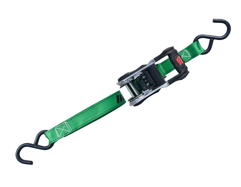 MotoMaster 1,500-lb Ratchet Tie Down Straps, with Padded Handle, 1-in x 14-ft C7
