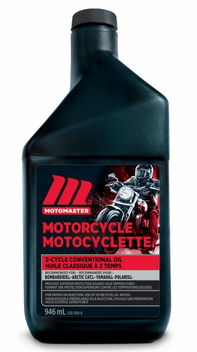 MotoMaster 2-Stroke Motorcycle Oil, 946-ml T5