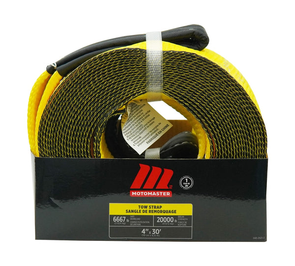 MotoMaster 20,000-lb Tow Strap, 4-in x 30-ft V0