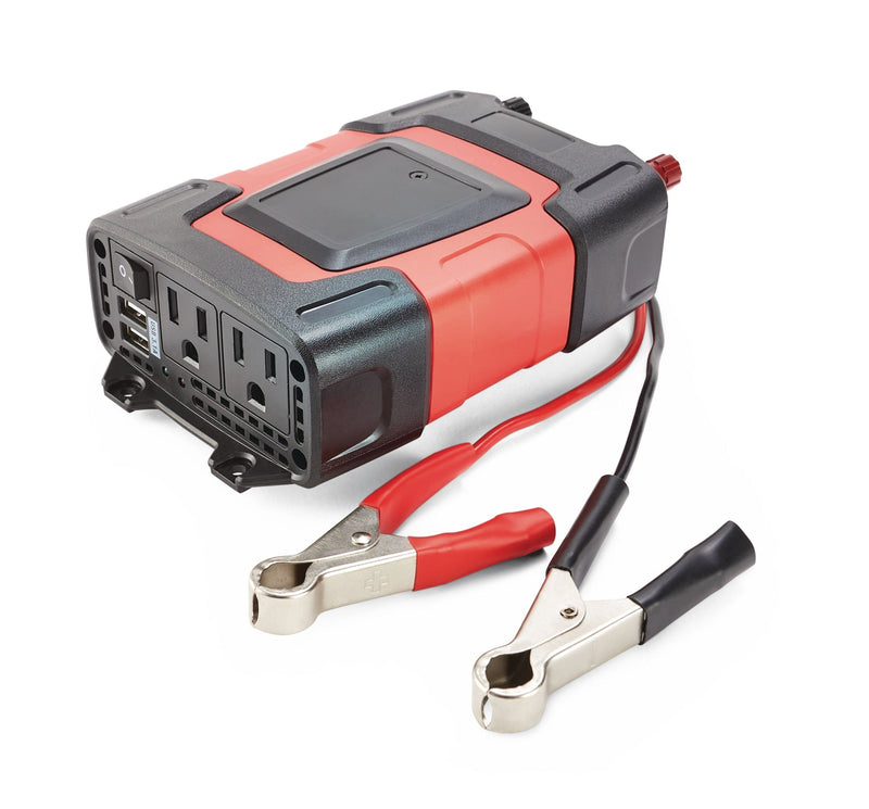 MotoMaster 200W Power Inverter with Dual USB & AC Ports J2