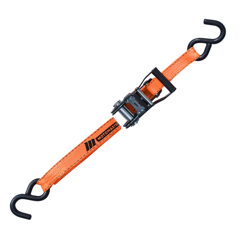 MotoMaster 3,000-lb Heavy Duty Ratchet Tie Down Strap, Non-Padded, 1-in x 14-ft D2
