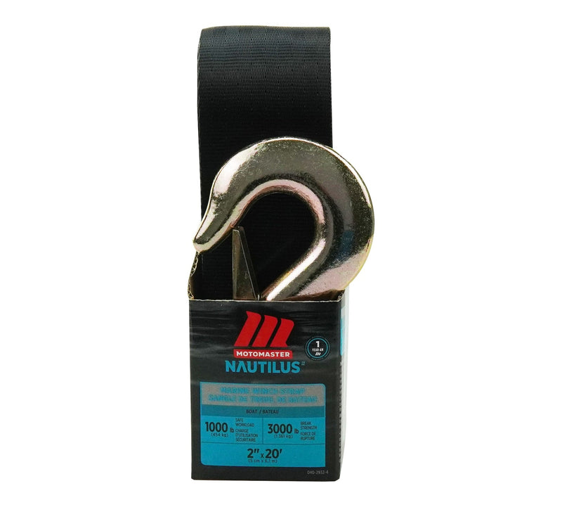 MotoMaster 3,000-lb Marine Winch Strap, 2-in x 20-ft Y9