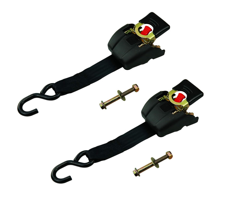 MotoMaster 3,300-lb Retractable Transom Tie Down Strap, 2-in x 43-in, 2-pk F8