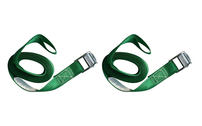 MotoMaster 450-lb Light Duty Lashing Straps with Cam Buckle Clasps, Weatherproof, 1-in x 12-ft, 2-pk E5