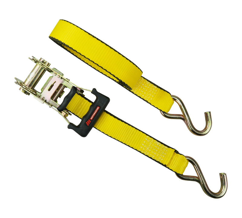 MotoMaster 5,000-lb Padded Handle Ratchet Tie Down Strap, 1.5-in x 14-ft O6