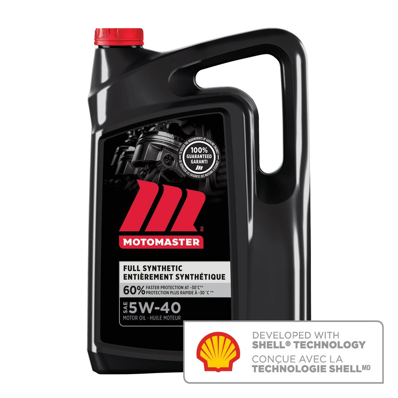 MotoMaster 5W40 Synthetic Engine/Motor Oil, 5-L Z1