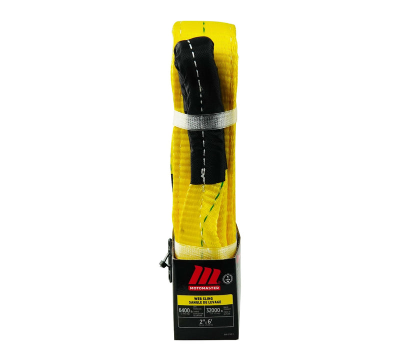 MotoMaster 6,4000-lb Web Lifting Slings, 2-in x 6-ft Y5