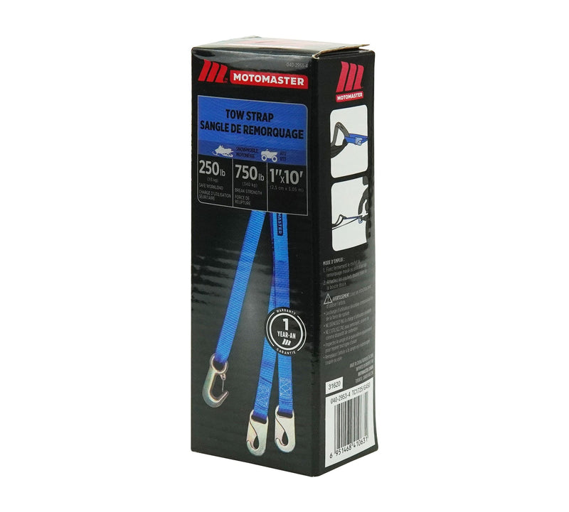 MotoMaster 750-lb Snowmobile Tie Down Strap, 1-in x 10-ft M6