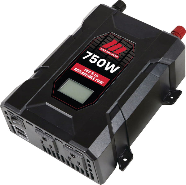 MotoMaster 750W Power Inverter with LCD Screen, Grey O6