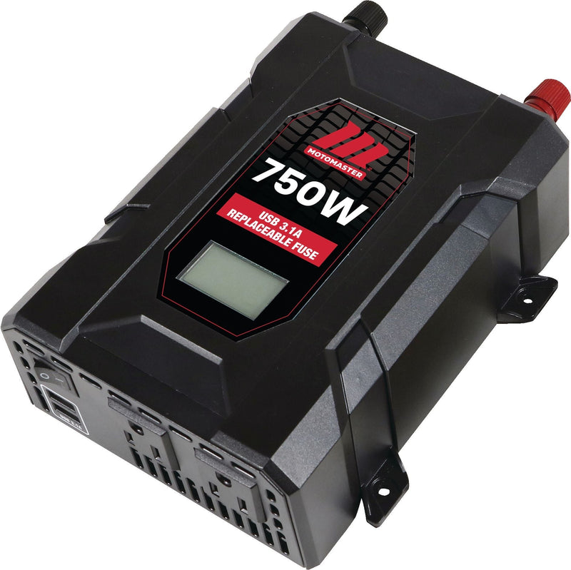 MotoMaster 750W Power Inverter with LCD Screen, Grey O6
