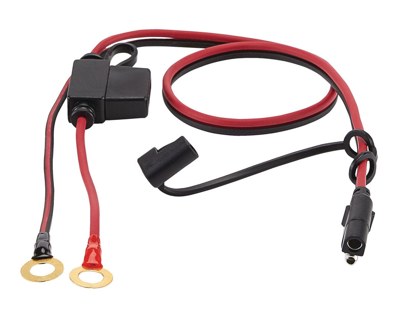 MotoMaster Battery Charging Ring Terminal Lead with SAE Quick-disconnect D0