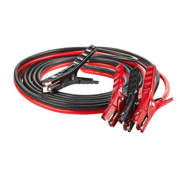 MotoMaster Medium-Duty Booster/Jumper Cables with Built-in LED Lights, 4-Gauge, 20-ft N1