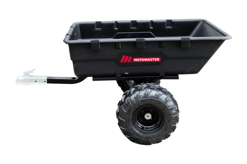 MotoMaster Poly Bed Utility Trailer Cart with Steel Frame, Black, 1100-lb T8