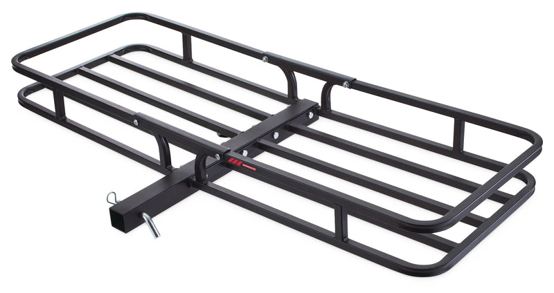 MotoMaster Steel Hitch Basket Cargo Carrier, 500-lb Capacity, Black M5