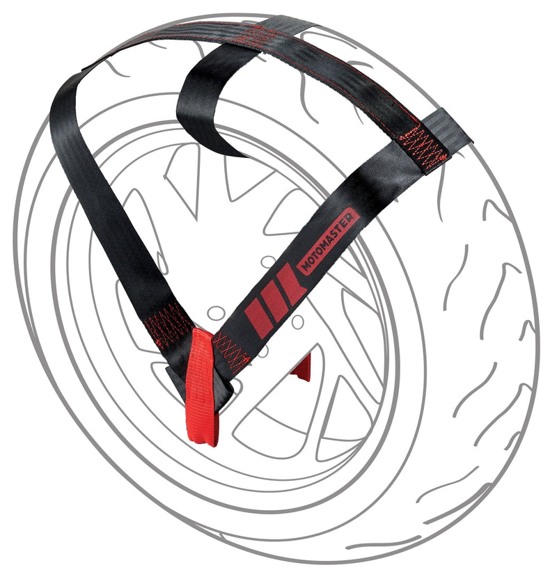 MotoMaster Universal Motorcycle Wheel Tie Down Strap I5