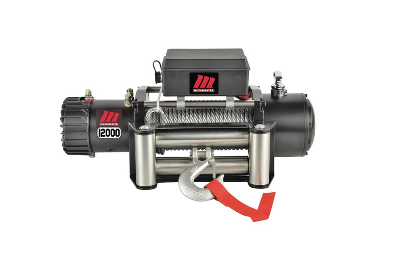 MotoMaster Winch with Steel Rope, 12000-lb I0
