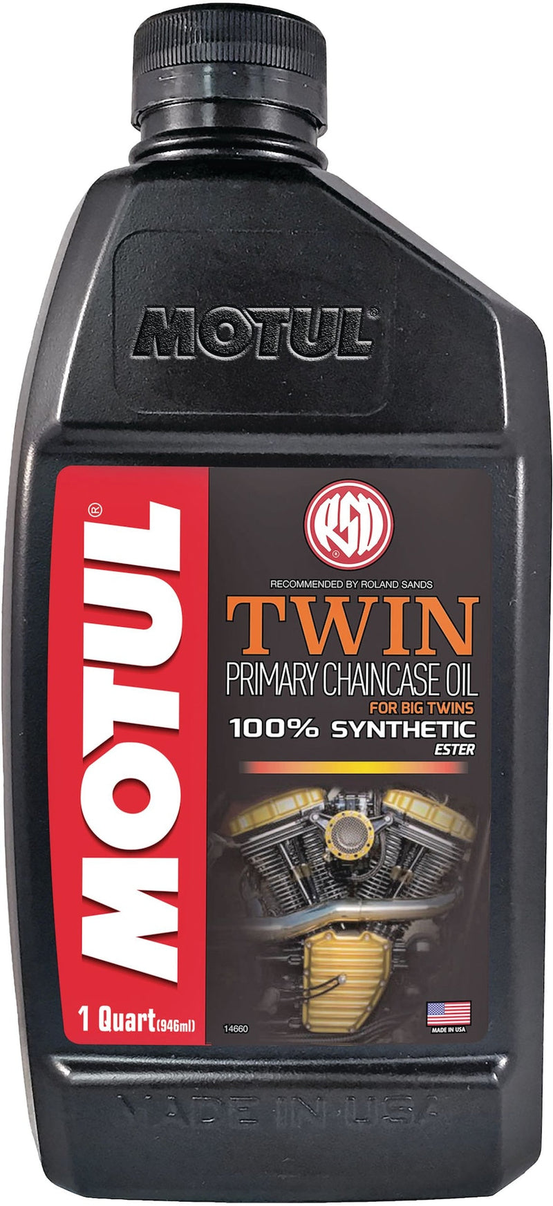 Motul Twin Synthetic Primary Chain Case Motorcycle Oil, 1-L R5