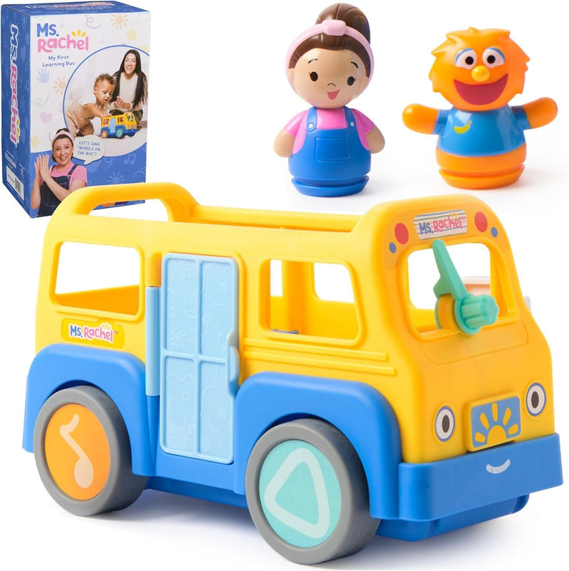 Ms. Rachel My First Learning Electronic School Bus with 2 Figures, Music & Sounds Playset, Ages 1+ P2