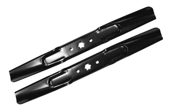 MTD Lawn Tractor Two Blade Replacement Set, 2-in-1, 00-in, 5 star mount Z4