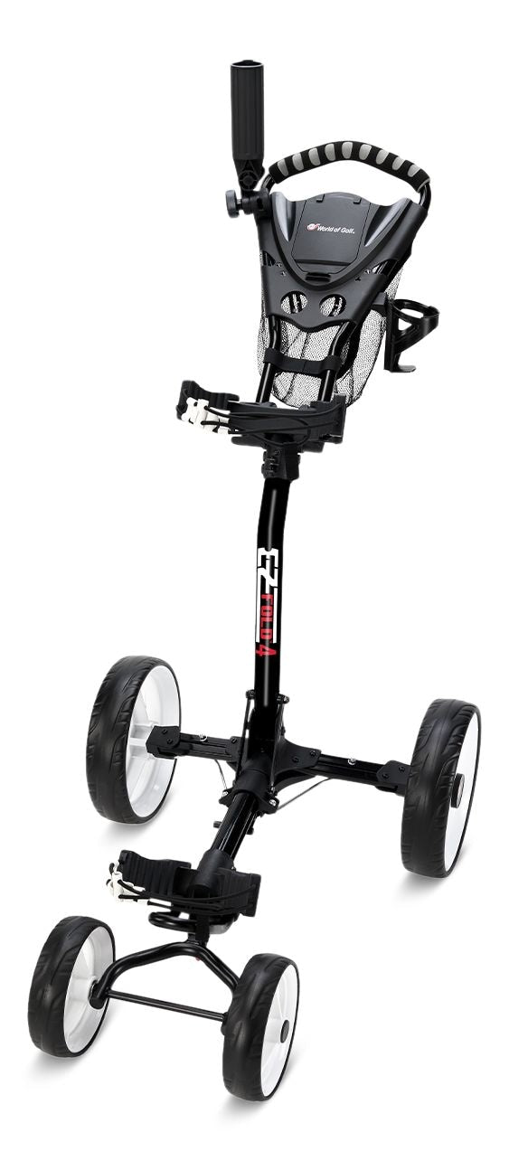 MTRX EZ Fold 4 Wheel Golf Cart, 4WD, Collapsible, Black H1